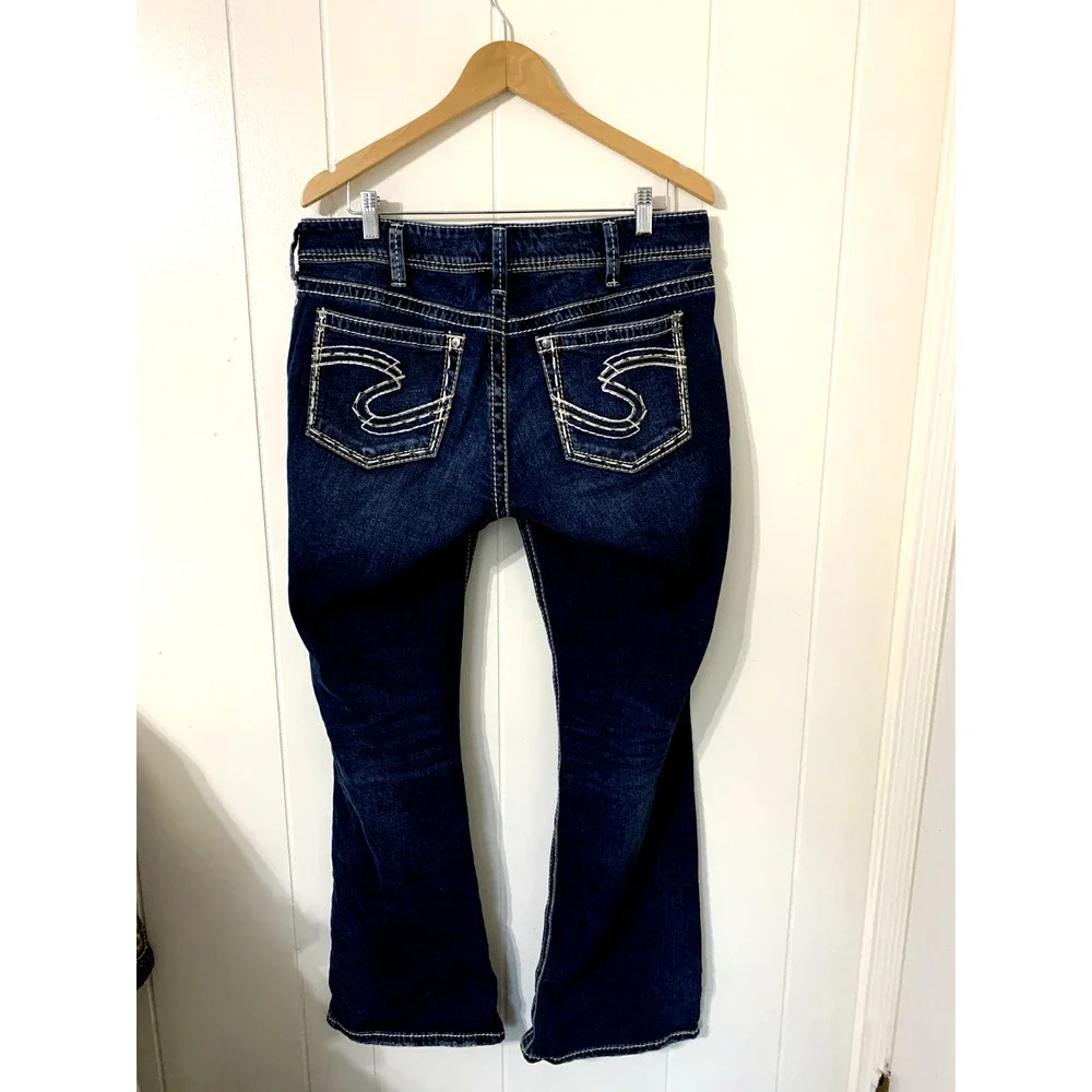 Silver Jeans Dark Blue Boot Cut Women's Jeans